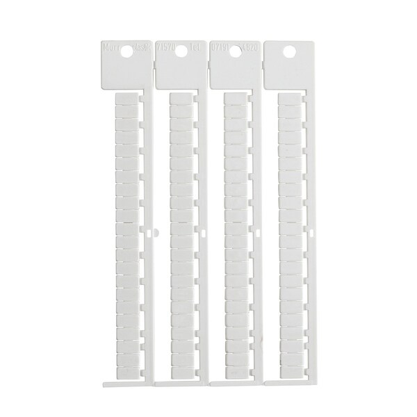 Terminal Block Tag Polycarbonate 9.00 mm H x 5.00 mm W Box of 1408 Pieces, 1408PK